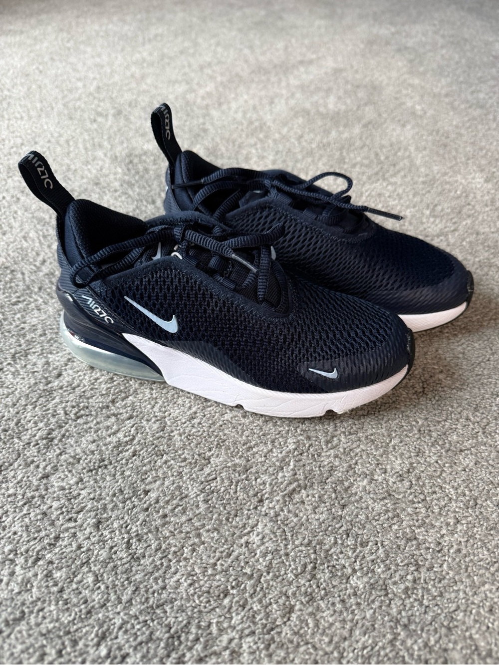 Nike Navy/White Kids' Air Max Lightweight Sneakers